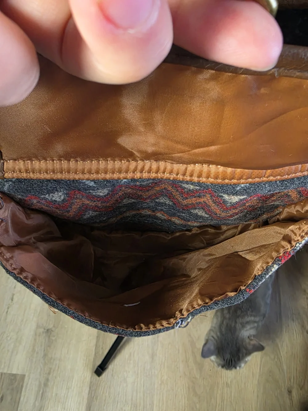Mossimo Aztec Backpack Southwestern Boho Festival Faux Leather Book Bag